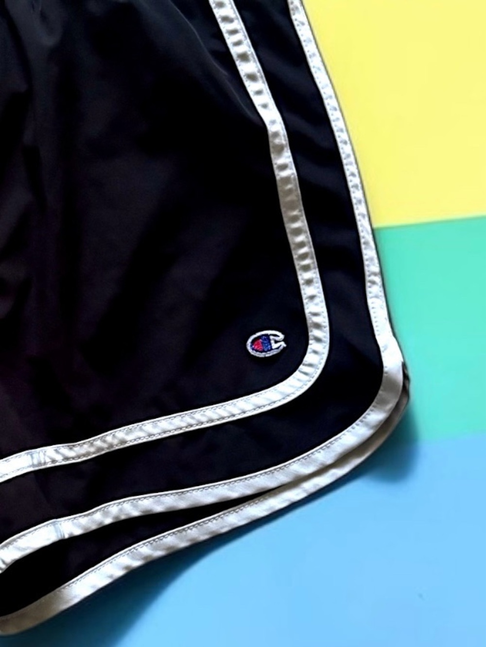 Champion Girls Athletic Shorts Black w/ White Trim Large (14/16) EUC - Picture 3 of 5